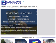 Tablet Screenshot of euromaidanwarszawa.com